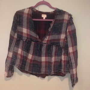 Plaid Crop Top